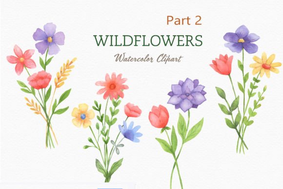 Floral Bouquet Clipart Watercolor Flower: A Designer's Go-To Asset