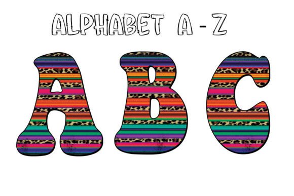 Infuse Projects with Western Serape Alphabet Letters