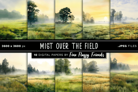 Mist over the Field: Evoking Serenity in Your Designs