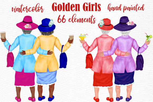 Old Ladies Clipart Golden Girls: Crafting Timeless Charm in Your Projects