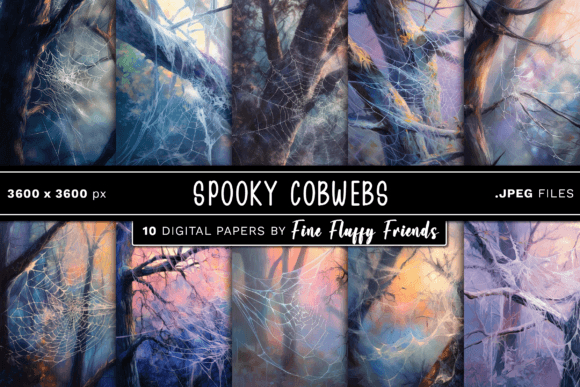 Spooky Cobwebs Digital Paper: A Designer's Guide