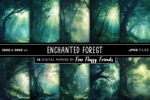 Unlock Whimsy: Your Guide to Enchanted Forest Digital Paper
