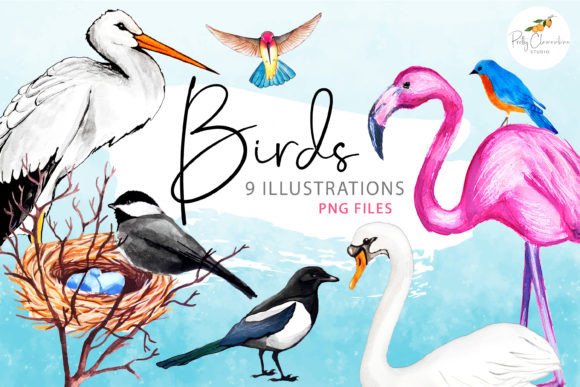 Watercolor Birds Clipart: A Designer's Secret Weapon